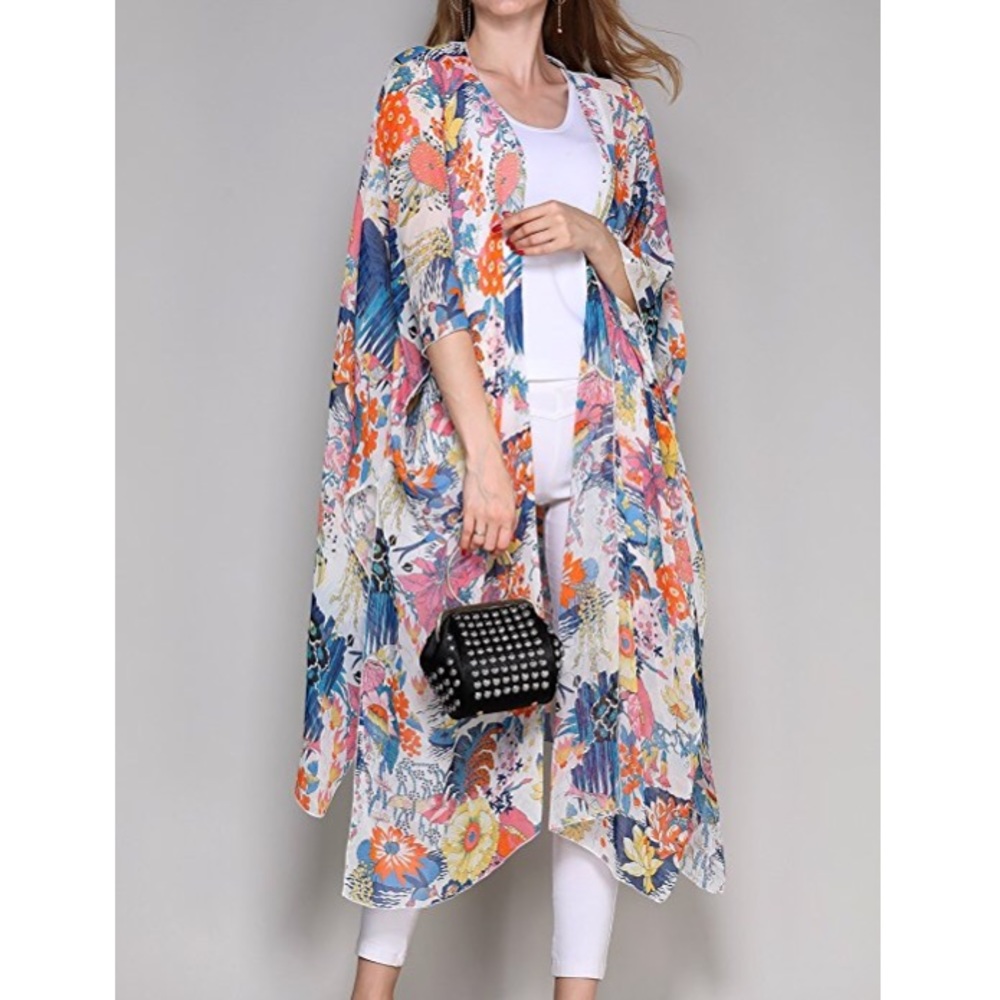 💎Womens Fun Floral Kimono💎